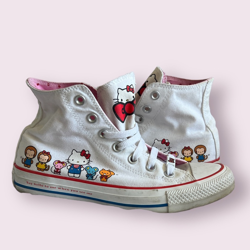 Converse Hightops - Hello Kitty and Friends - Size 7.5 - Great Condition